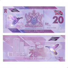 P#63a 20 Dollars 2020 FE Trindade e Tobago América