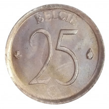 25 Cêntimos 1969 FC Bélgica Europa