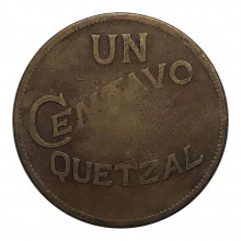 Km#249 1 Centavo 1939 BC Guatemala América
