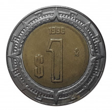Km#603 1 Peso 1996 MBC México América