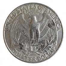 Quarter Dollar 1989 P MBC Washington Quarter EUA América