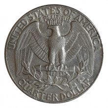 Quarter Dollar 1987 D MBC+ Washington Quarter EUA América