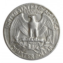 Quarter Dollar 1972 MBC+ Washington Quarter EUA América