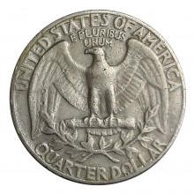 Quarter Dollar 1966 MBC Washington Quarter EUA América