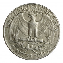 Quarter Dollar 1966 MBC+ Washington Quarter EUA América