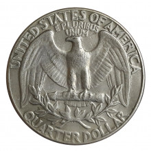 Quarter Dollar 1974 D MBC Washington Quarter EUA América