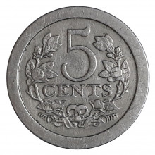 Km#137 5 Cents 1908 MBC Holanda Europa