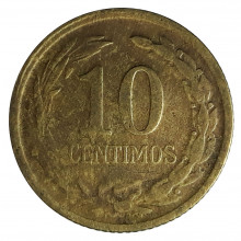 10 Centimos 1944 MBC Paraguai América