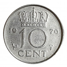 Km#182 10 Cents 1970 MBC Holanda Europa