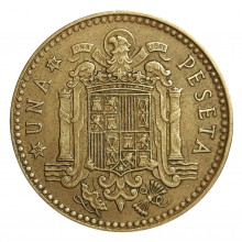 KM#806 1 Peseta 1975 MBC Espanha Europa