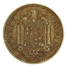 KM#796 1 Peseta 1966 MBC Espanha Europa