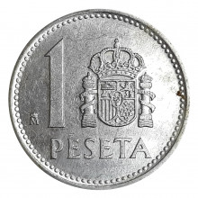 KM#821 1 Peseta 1987 SOB Espanha Europa