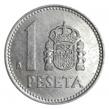 KM#821 1 Peseta 1987 MBC Espanha Europa