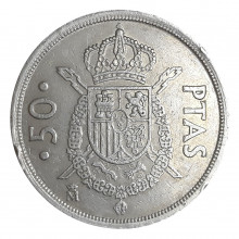 KM#825 50 Cêntimos 1983 MBC Espanha Europa