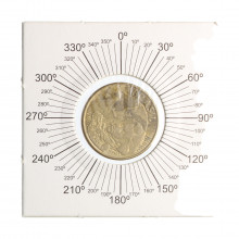 Moeda V-501 10 Centavos 2008 MBC Reverso Horizontal Aço R Bronze Ø20mm 4,8gr.