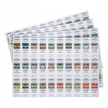 Conjunto de Etiquetas para Cédulas do Brasil por Tipo