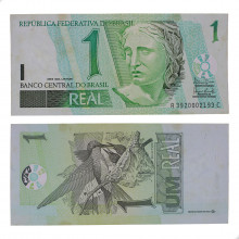 Cédula C-254 1 Real 2003 MBC - Antônio Palocci Filho / Henrique C. Meirelles