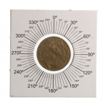 Moeda V-498 10 Centavos 2005 BC/MBC Reverso Inclinado Aço R Bronze Ø20mm 4,8gr.
