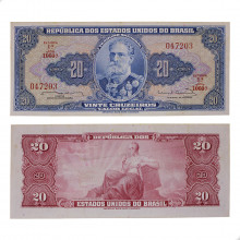 Cédula C-023 20 Cruzeiros 1963 MBC