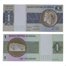 Cédula C-129 1 Cruzeiro 1970 SOB/FE