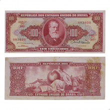 Cédula C-096 100 Cruzeiros 1963 MBC