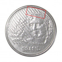 Moeda V-452 50 Centavos 1994 MBC Data Vazada Aço Inoxidável Ø23mm 3,92gr.*