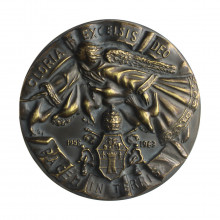 Medalha Gloria in Excelsis Deo 1958-1963 Pacem in Terri 1963 MBC/SOB Portugal Europa Bronze Ø80mm 257gr.