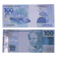 Cédula C-369 PJ 100 Reais 2025 FE - Fernando Haddad / Roberto Campos Neto