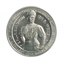 Moeda KM#809 Quarter Dollar American Woman Ida B. Wells 2025 D FC USA América Cupro Níquel Ø24,26mm 5,67gr.