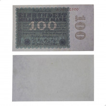 Cédula P#107 100.000.000 Mark 1923  Alemanha Europa SOB/FE