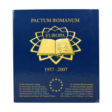 Álbum 17 Moedas do Pacto Romano 2 Euros 1957 - 2007 Coleção "50 Anos do Tratado de Roma"