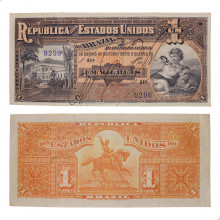 Cédula R-076 1 Mil Réis 1918 Autografada MBC+