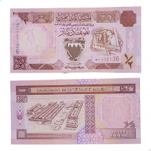 Cédula P#17 ½ Dinar 1996 Bahrein Ásia FE
