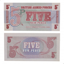 Cédula P#M47 5 Pence 1972 Reino Unido Europa FE
