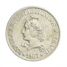 Moeda P-692 1000 Réis 1912 MBC Prata 900 Ø26mm 10gr. *