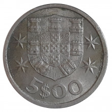 Km#591 5 Escudos 1966 BC Portugal Europa
