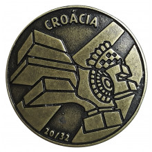 Medalha Copa do Mundo 2022 Croácia