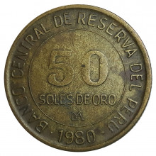 50 Soles 1980 MBC Peru América