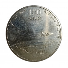 Km#841 2,50 Euro 2014 FC Portugal Europa 100º Aniversário da Aviação Militar