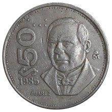 Km#495 50 Pesos  1985 MBC México América