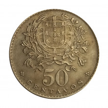 Km#577 50 Centavos 1963 SOB/FC Portugal Europa