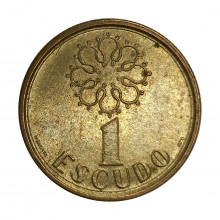 Km#631 1 Escudo 1986 MBC Portugal Europa