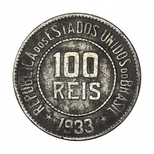 V-087 100 Réis 1933 BC