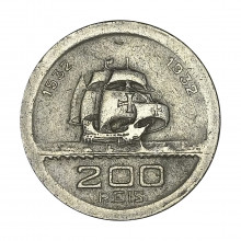 V-136 200 Réis 1932 MBC Vicentina 4º Centenário da Colonização do Brasil