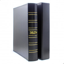 Álbum 3BZN Pequeno Preto para Cédulas, Moedas e Selos
