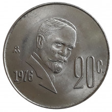 Km#442 20 Centavos 1976 SOB México América