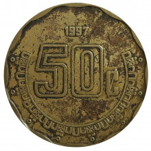 Km#549 50 Centavos 1997 MBC México América