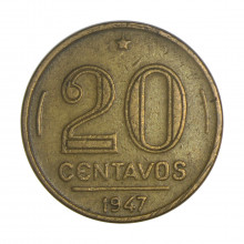 V-189 20 Centavos 1947 MBC