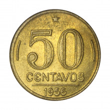 V-223 50 Centavos 1956 FC