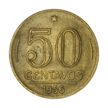 V-223 50 Centavos 1956 MBC+